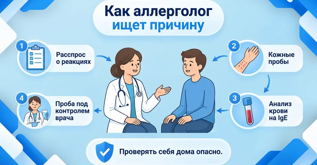 Как аллерголог ищет причину